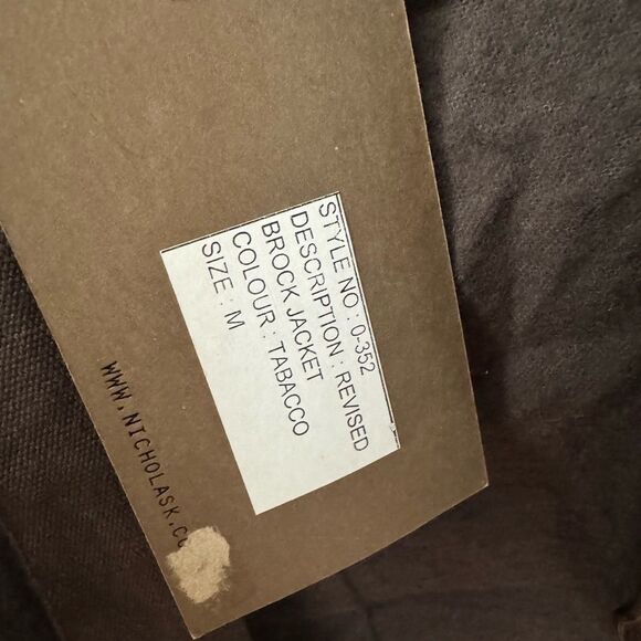 Nicholas K Leather Jacket BROCK JACKET SKU: O-352 SHADOW - Picture 9 of 9